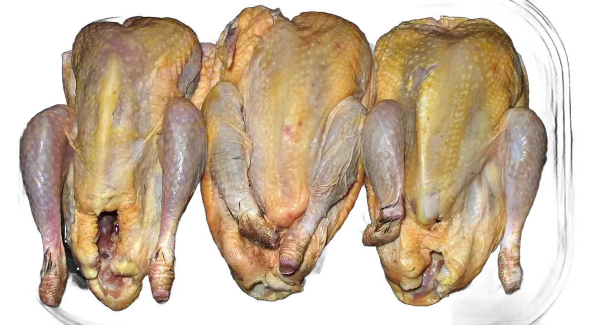 Poulet entier congelé
