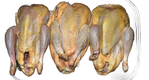 Poulet entier congelé