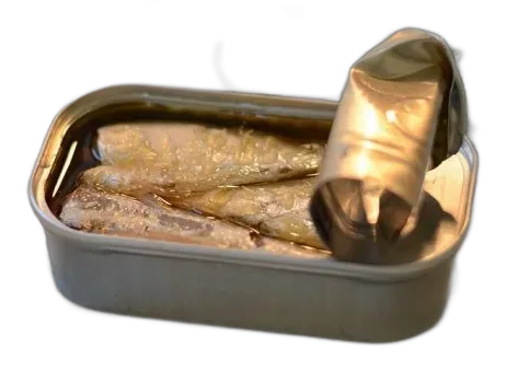 Sardines à l'huile, boîte