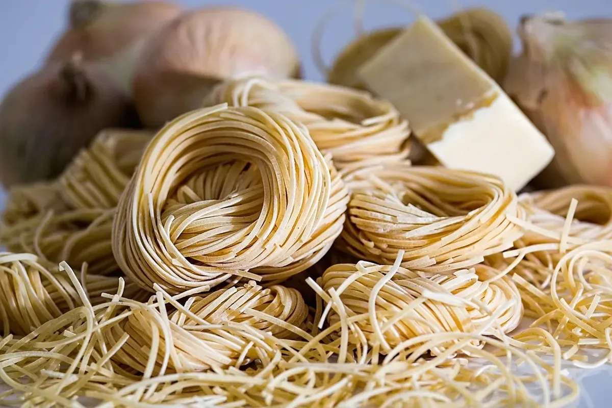 Pâtes alimentaires, carton de 20 paquets
